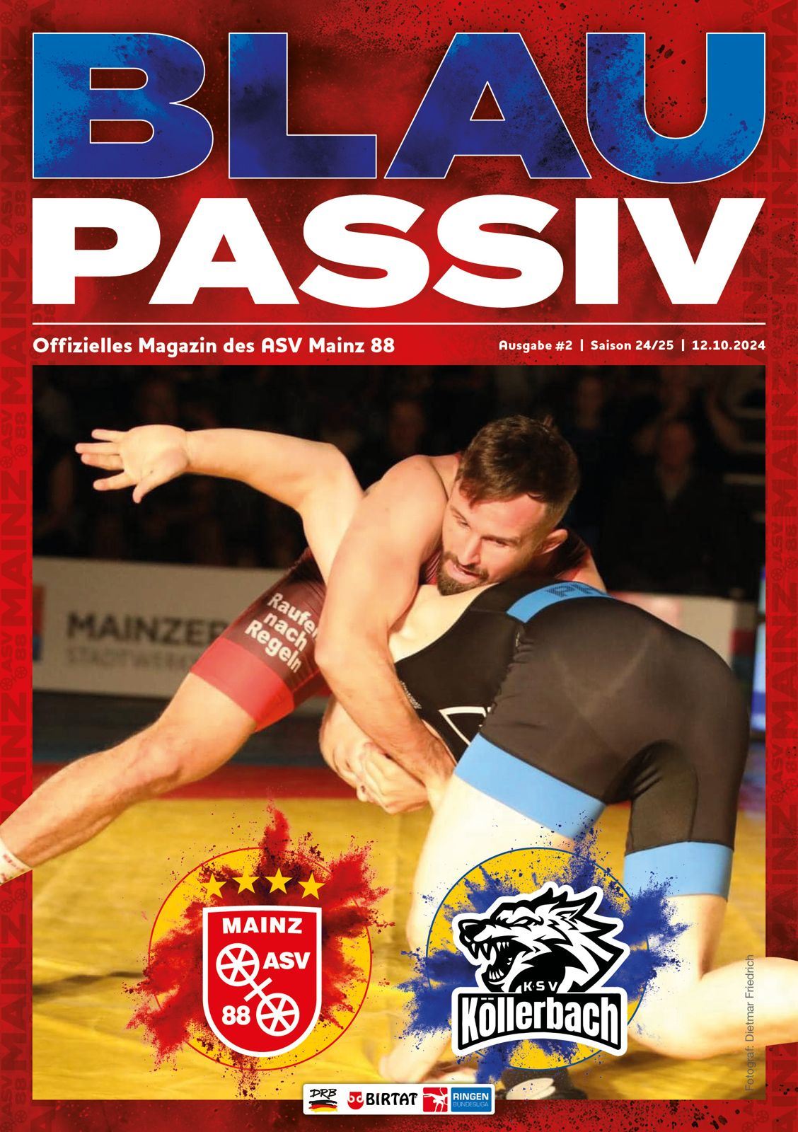 Titelseite: 12.10.2024 ASV Mainz 88 - KSV Köllerbach