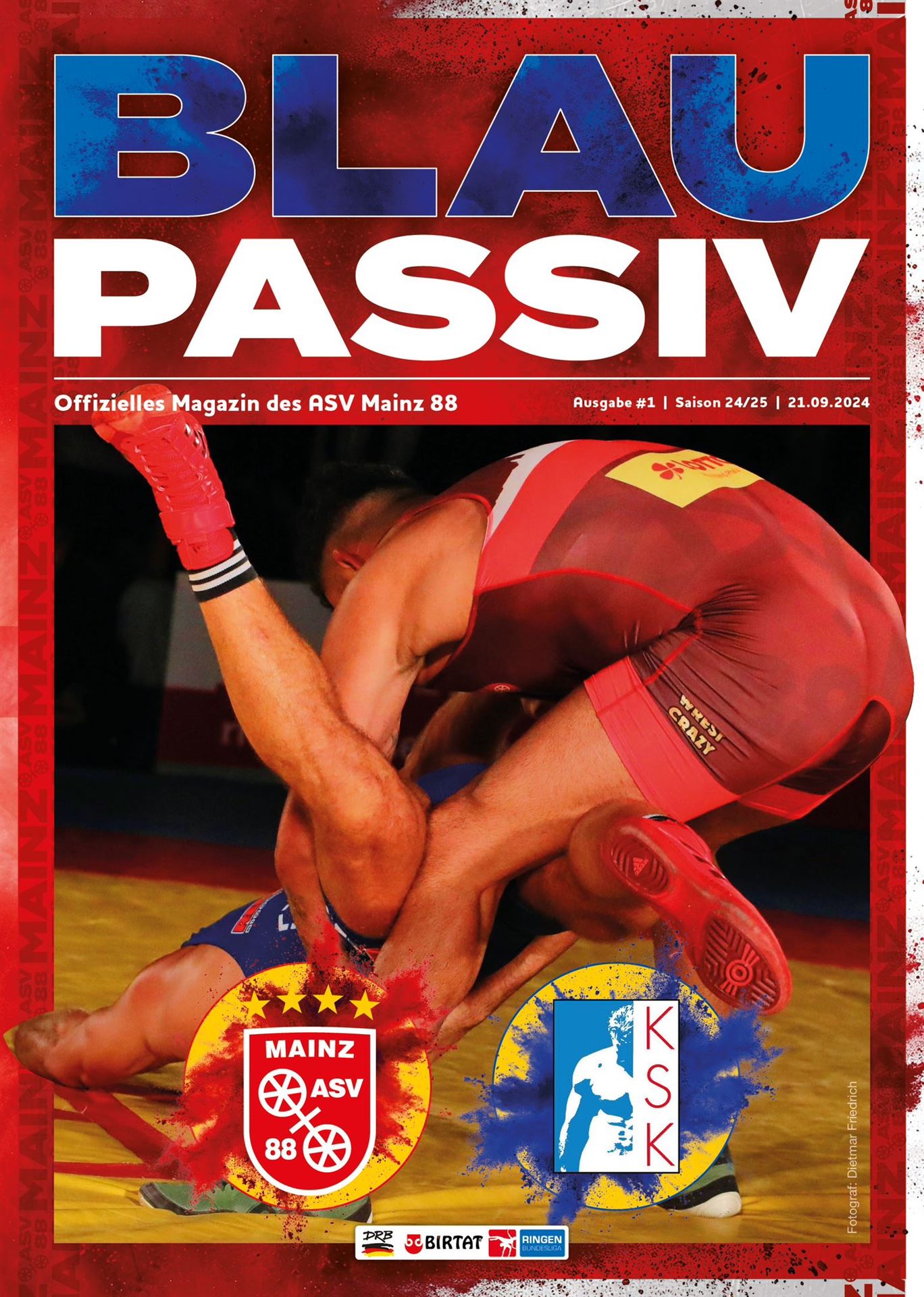 Titelseite: 21.09.2024 ASV Mainz 88 - KSK Konkordia Neuss