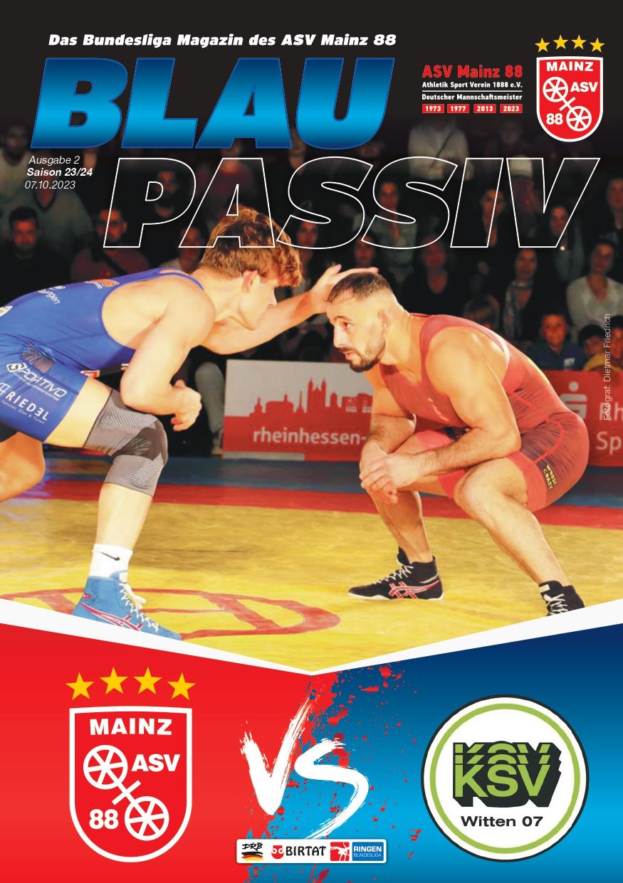 Titelseite: 07.10.2023 ASV Mainz 88 - KSV Witten 07