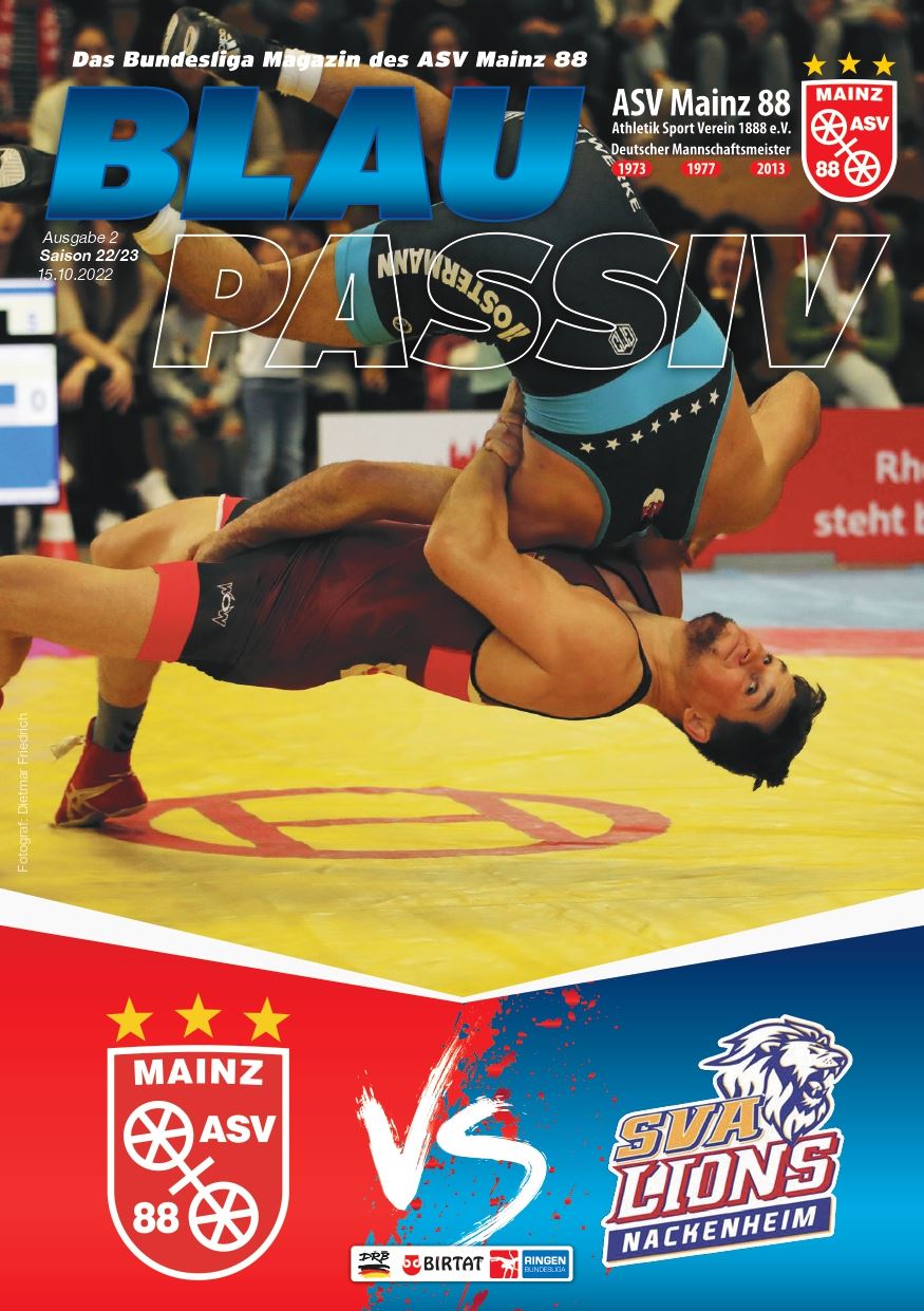 Titelseite: 15.10.2022 ASV Mainz 88 - SV Alemannia Nackenheim