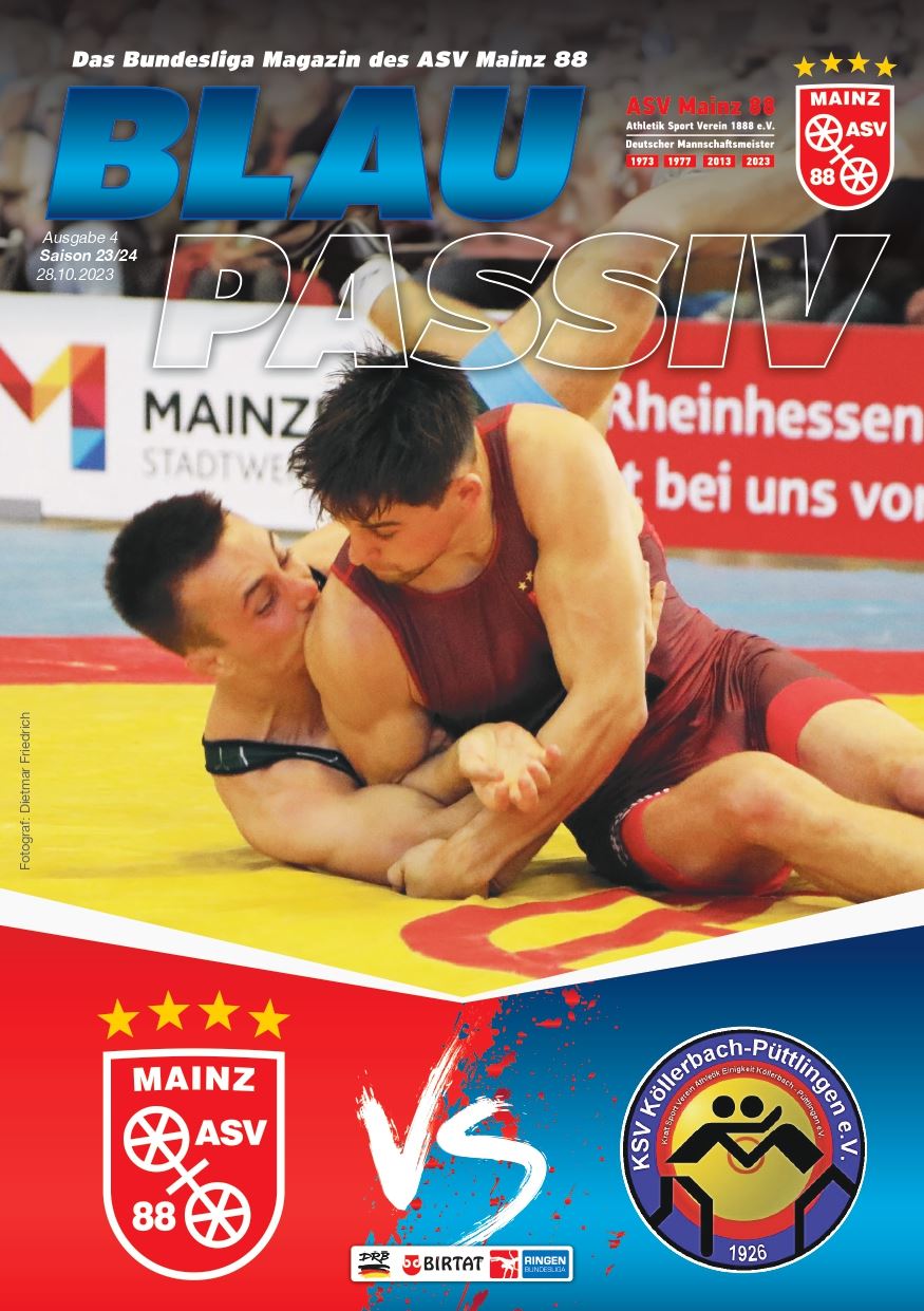 Titelseite: 28.10.2023 ASV Mainz 88 - KSV Köllerbach