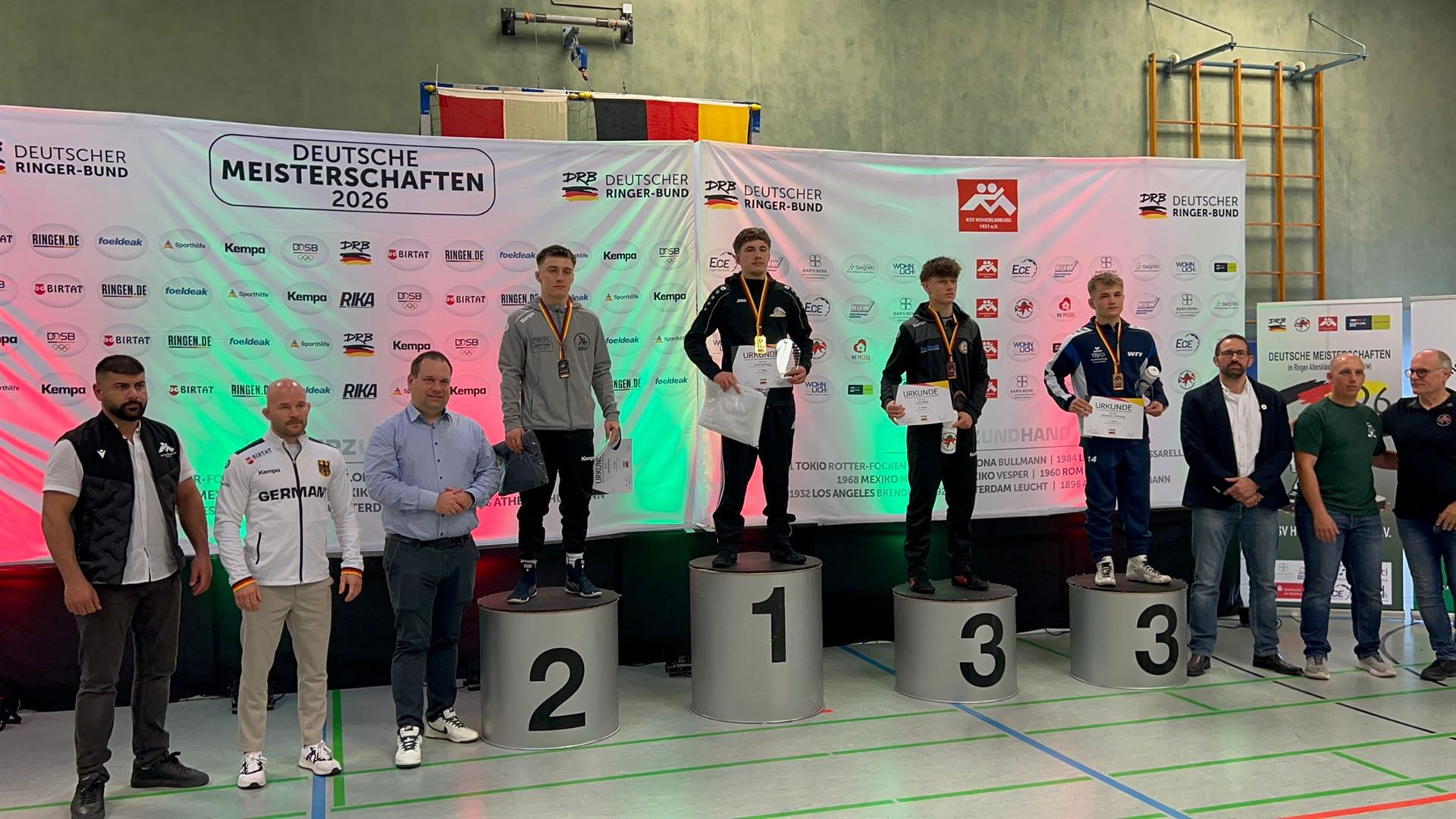 Starker Auftritt bei der U20-DM für Mainzer Ringer